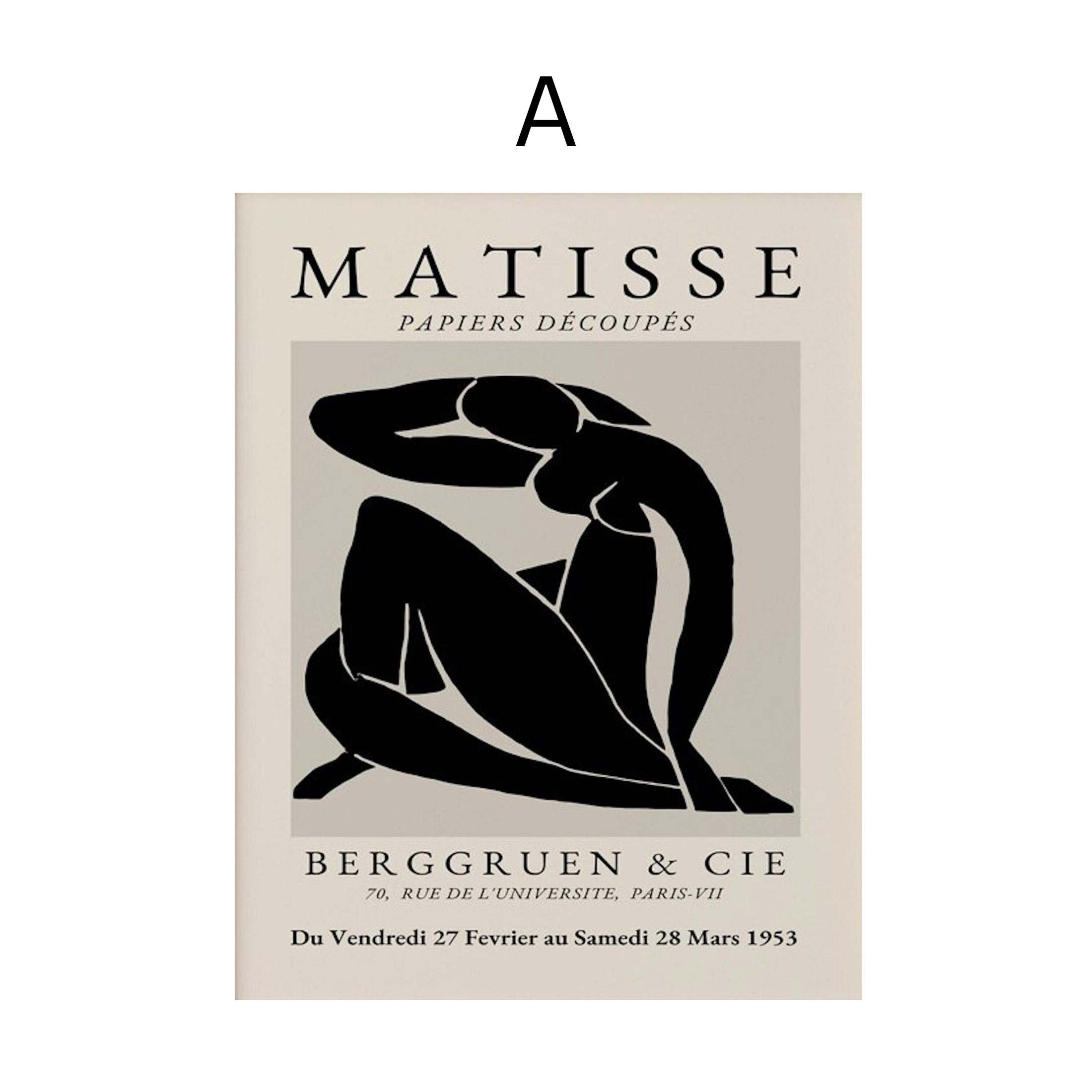 Matisse-Poster, abstrakt als Deko-Print ohne Rahmen