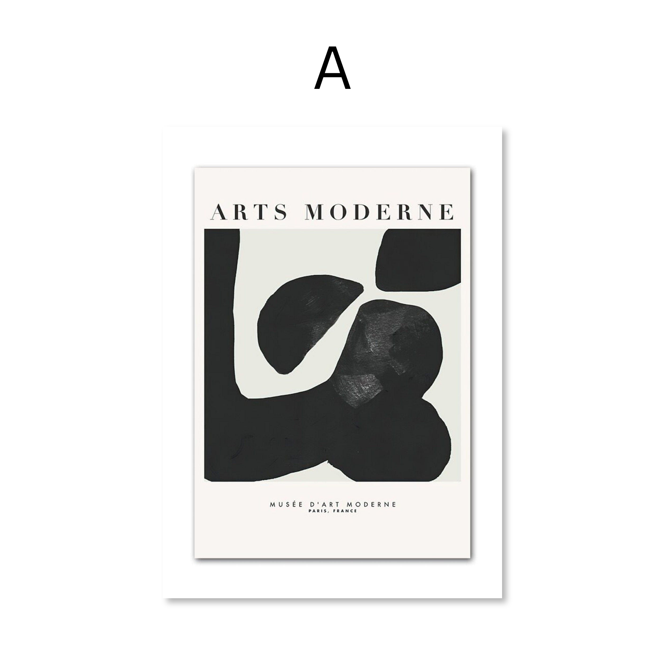 Poster Abstrakt Galerie Wand als Deko Print ohne Rahmen