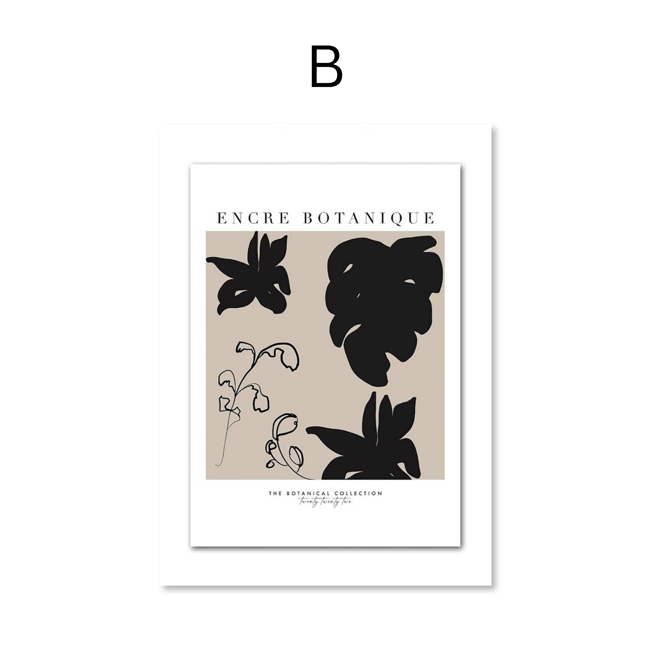 Poster Abstrakt Galerie Wand als Deko Print ohne Rahmen