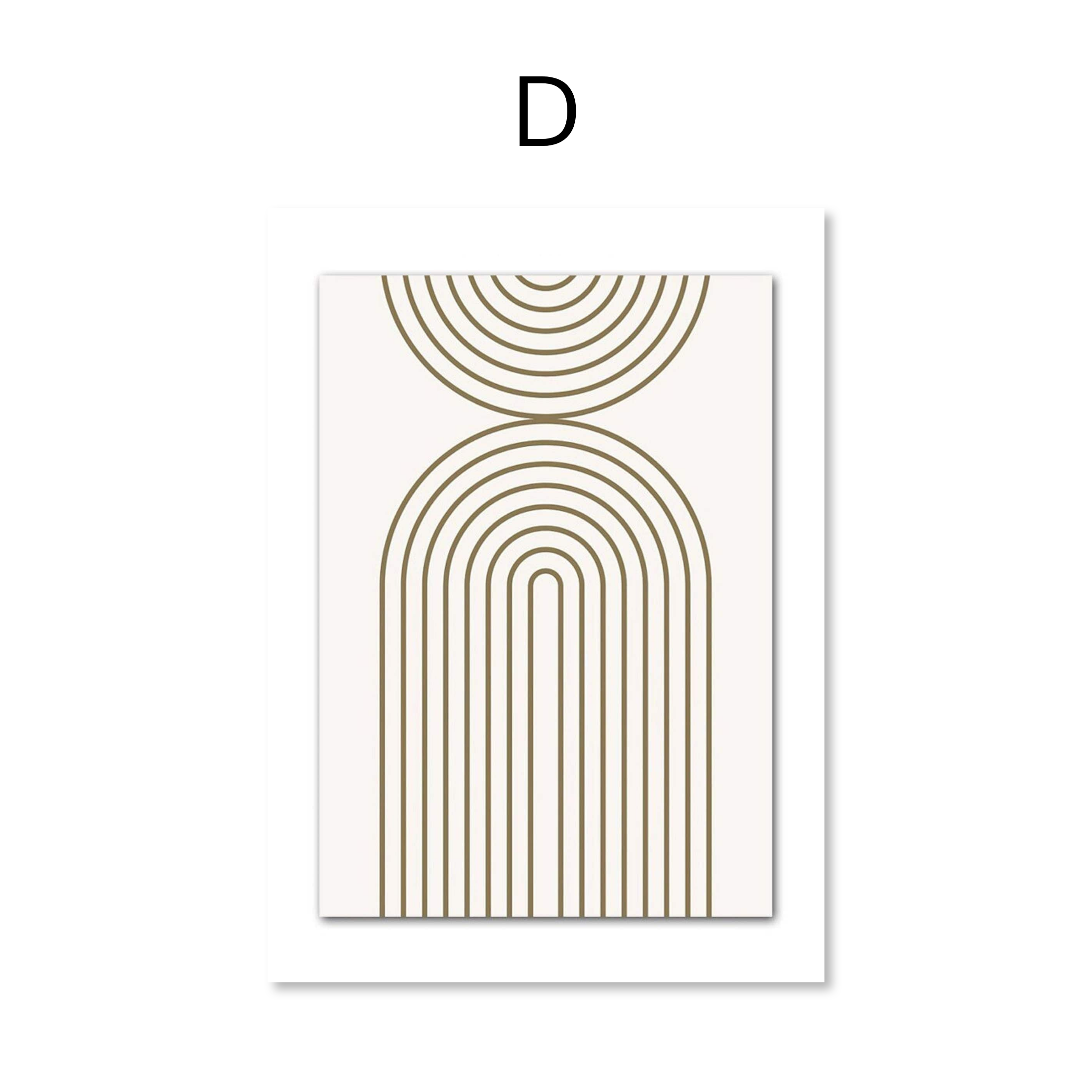 Poster Abstrakt Galerie Wand als Deko Print ohne Rahmen