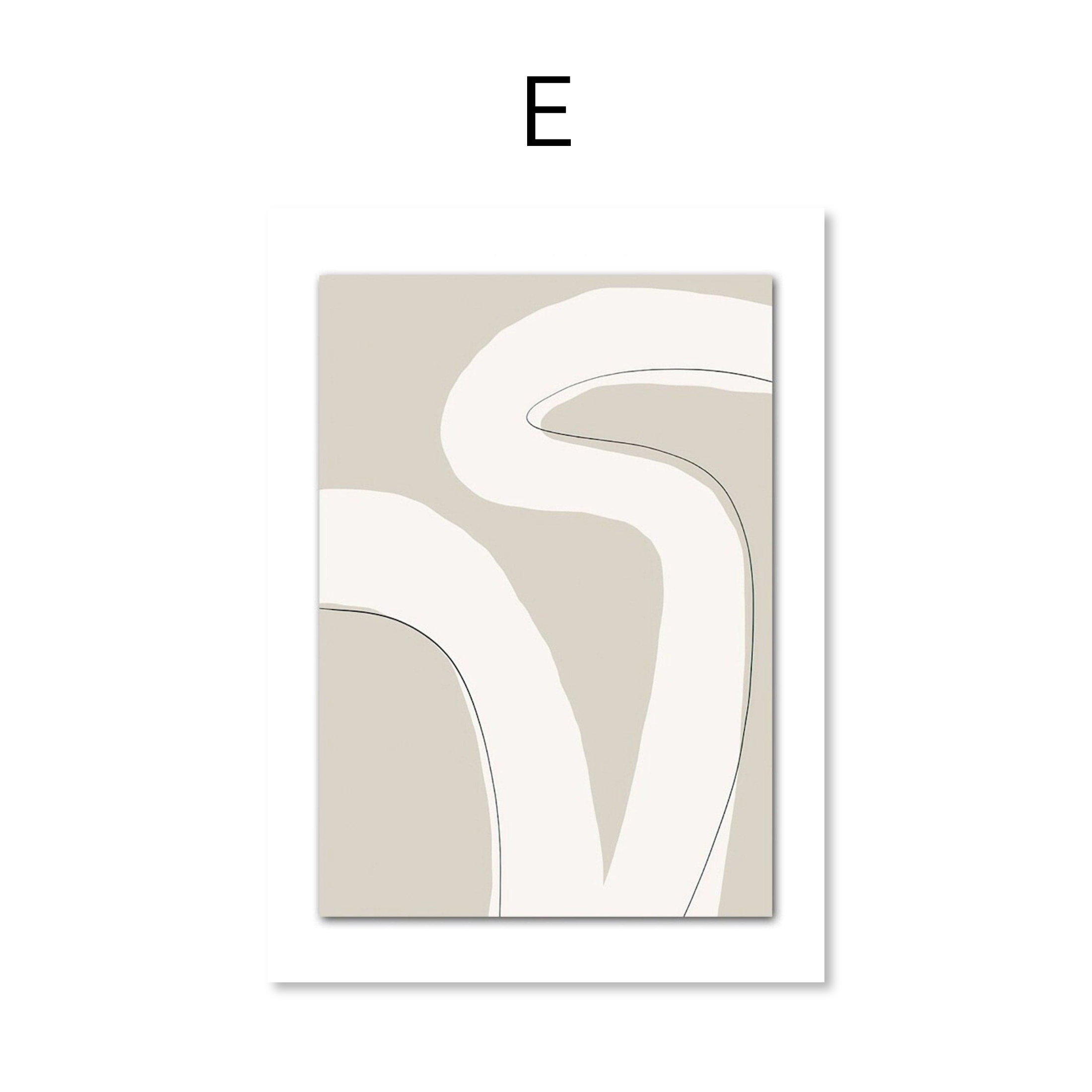 Poster Abstrakt Galerie Wand als Deko Print ohne Rahmen