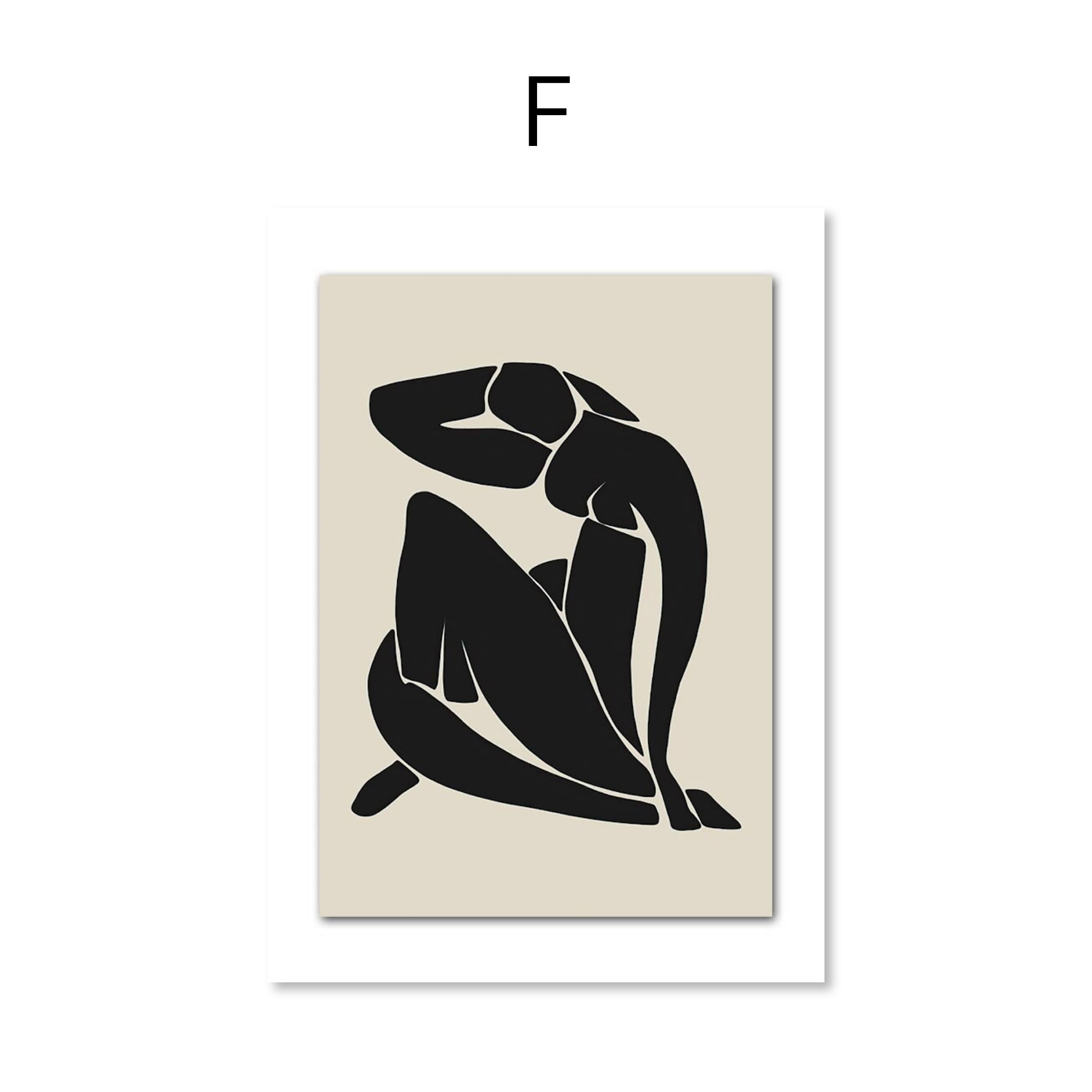 Poster Abstrakt Galerie Wand als Deko Print ohne Rahmen