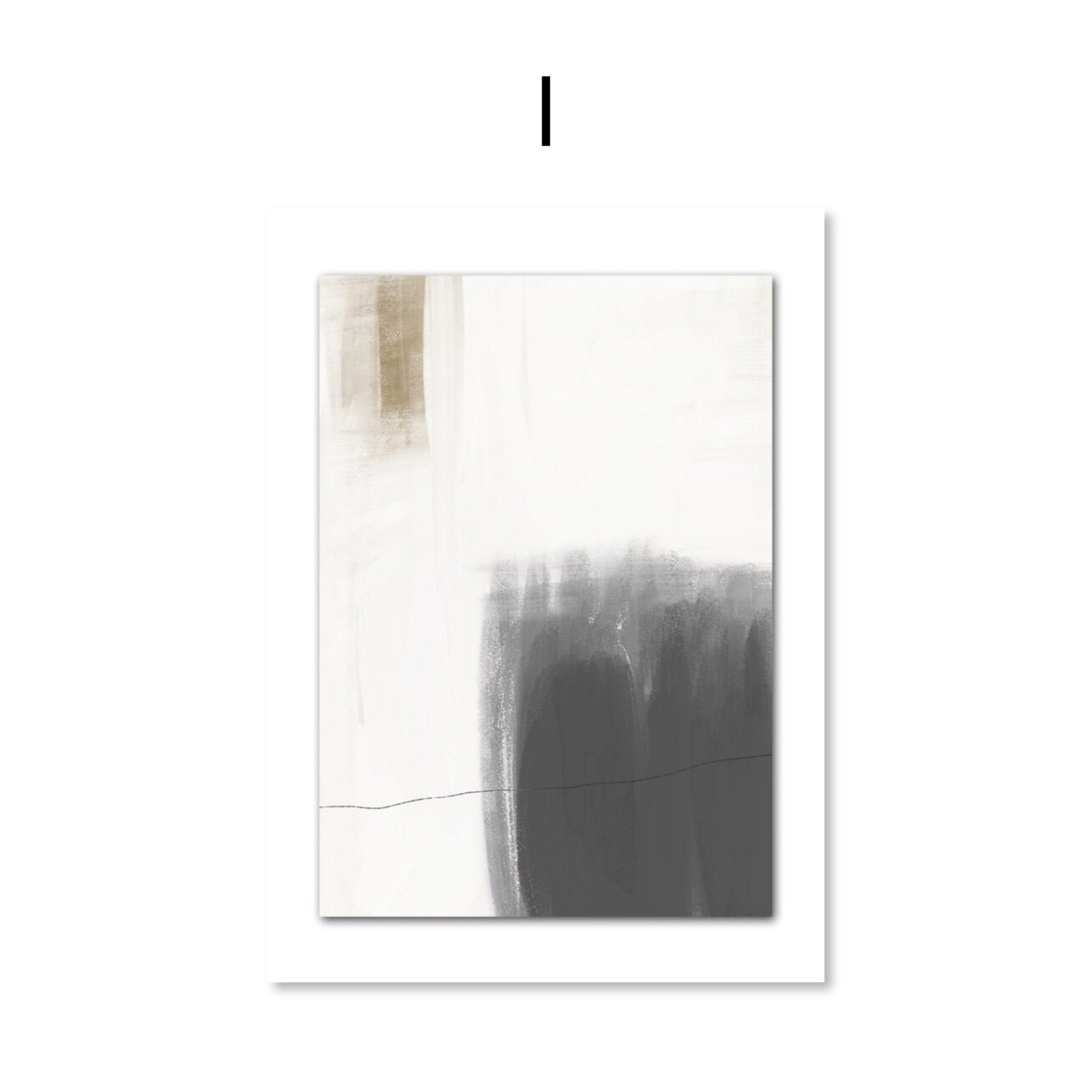 Poster Abstrakt Galerie Wand als Deko Print ohne Rahmen