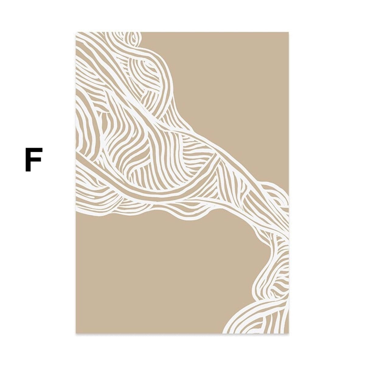 Poster Boho Frauenkörper Linien abstrakt – Modernes Wandbild für Wohnzimmer & Schlafzimmer · Ästhetische Wanddeko ohne Rahmen