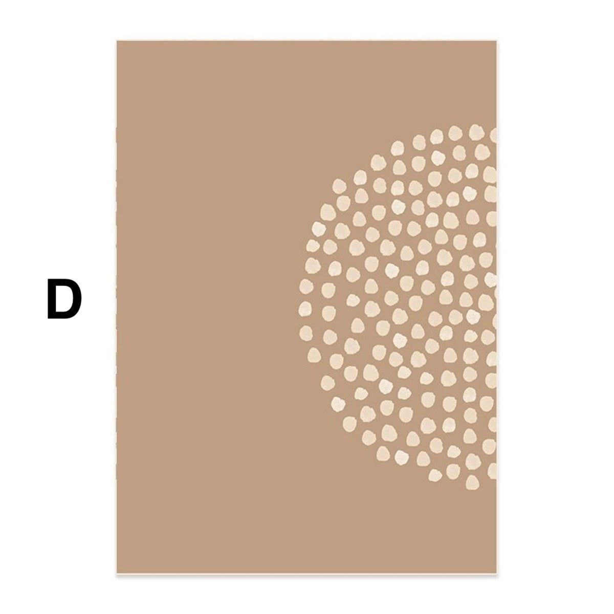 Poster Boho Halbkreise Linien – Modernes Wandbild für Wohnzimmer & Schlafzimmer · Ästhetische Wanddeko ohne Rahmen