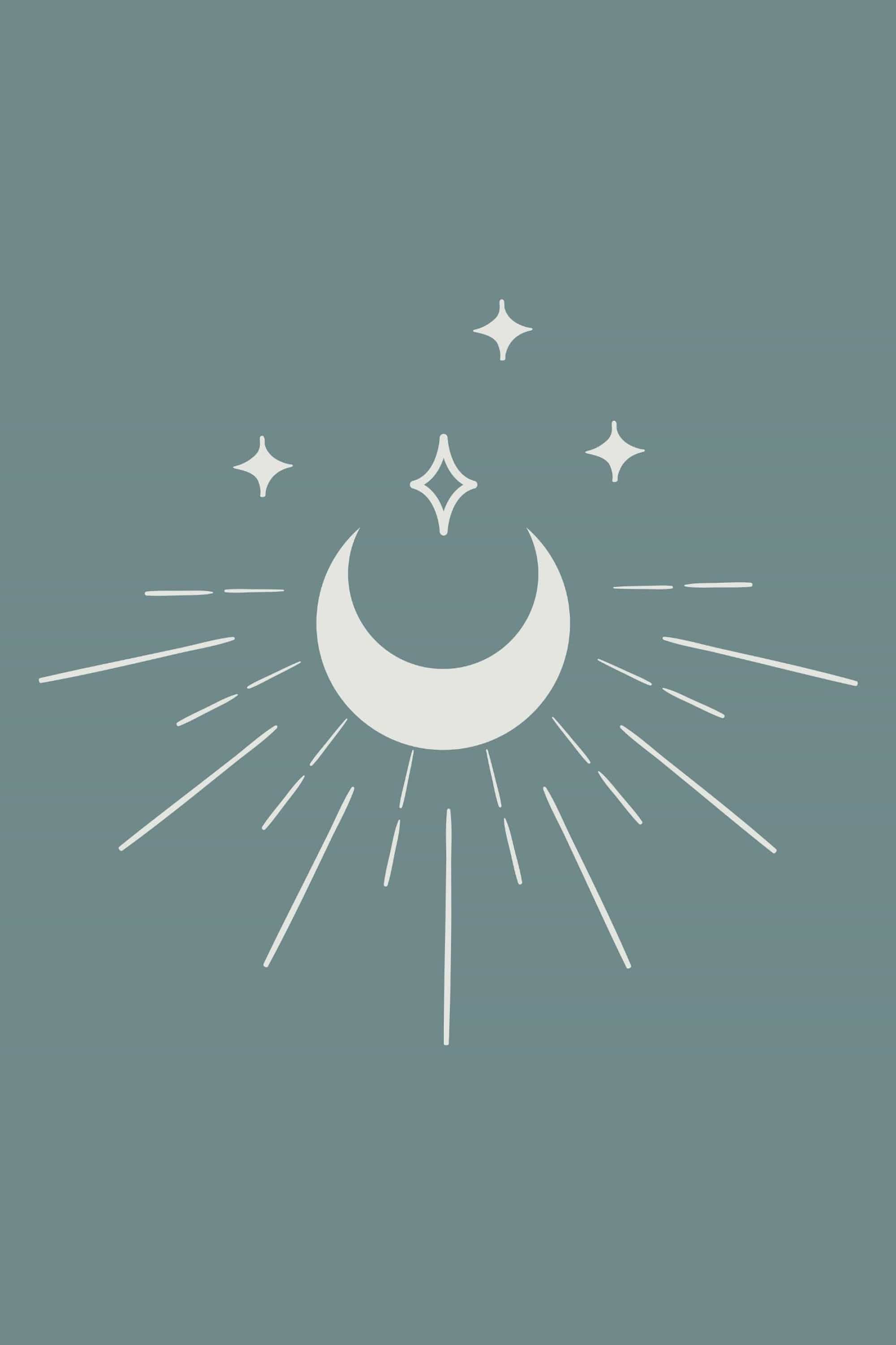 Poster Boho Minimalistisch Modern – Linien, Sterne, Sonne & Blätter · Ästhetische Wanddeko für Wohnzimmer & Schlafzimmer · Kunstdruck ohne Rahmen