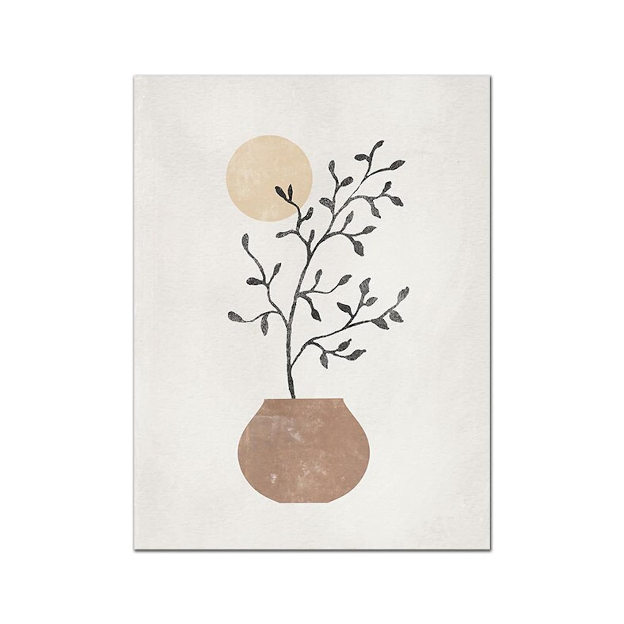 Poster Botanik Bogen Blumen – Ästhetisches Wandbild für Wohnzimmer & Schlafzimmer · Gallery Wall Deko · Kunstdruck ohne Rahmen