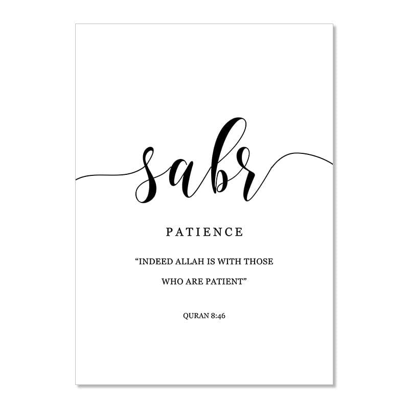 Poster Geduld Dankbarkeit Gebet · Wandbilder Wohnzimmer & Schlafzimmer · Deko Print Bilder · ohne Rahmen