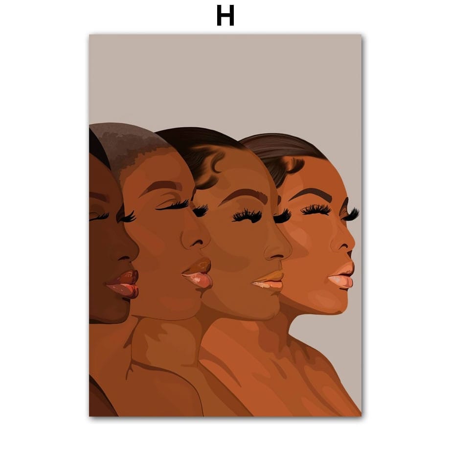 Poster Hip Hop Schmuck Mode Mädchen Schwarz – Urbanes Wandbild für Wohnzimmer & Schlafzimmer · Street Art Deko ohne Rahmen