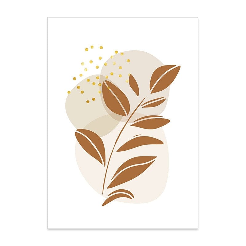 Poster Kalligrafie Boho abstrakt – Modernes Wandbild für Wohnzimmer & Schlafzimmer · Ästhetische Wanddeko ohne Rahmen