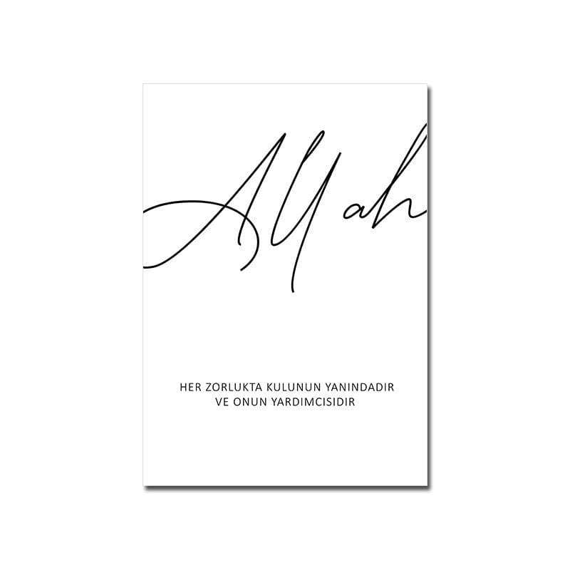 Poster Istanbul Sultan-Ahmet Moschee – Blaue Moschee Wandbild für Wohnzimmer & Schlafzimmer · Ästhetische Wanddeko ohne Rahmen
