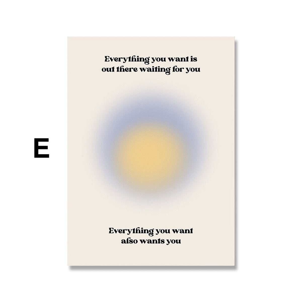 Poster Manifestierung Power Energie – Motivations Wandbild für Wohnzimmer & Schlafzimmer · Ästhetische Wanddeko ohne Rahmen