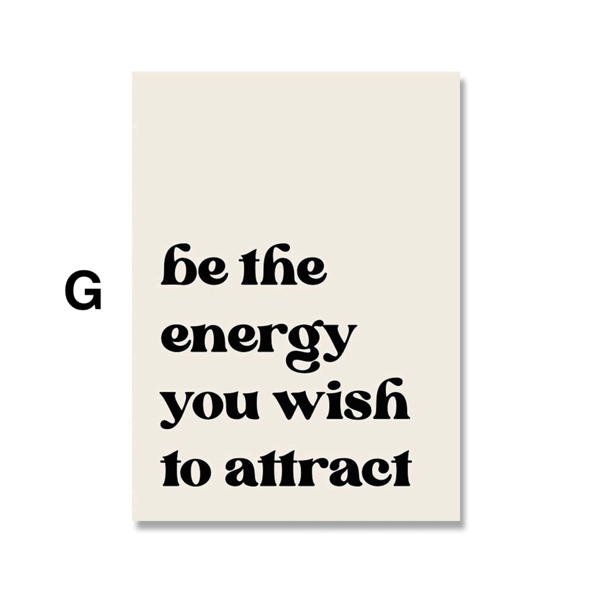 Poster Manifestierung Power Energie – Motivations Wandbild für Wohnzimmer & Schlafzimmer · Ästhetische Wanddeko ohne Rahmen
